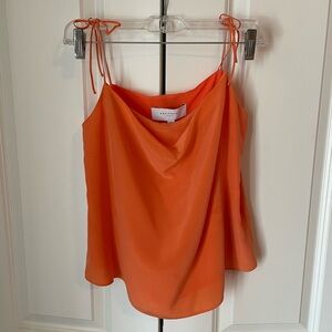 Equipment Orange Silk Cami Top size S